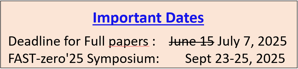 Important dates Home 030725